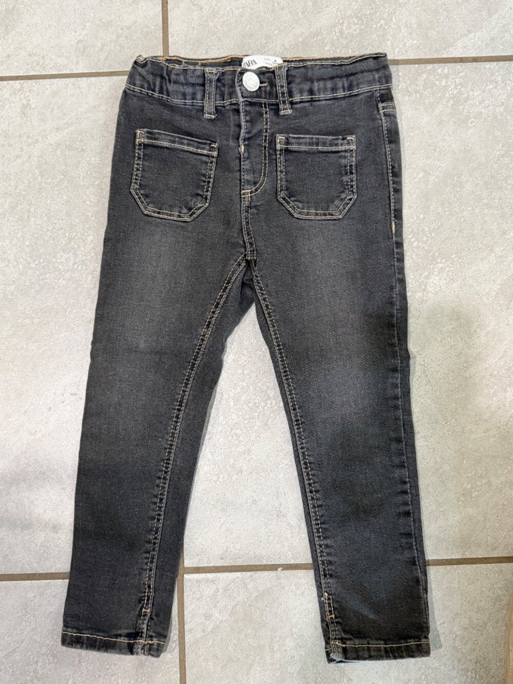 Zara Black Skinny Jeans sz 4T